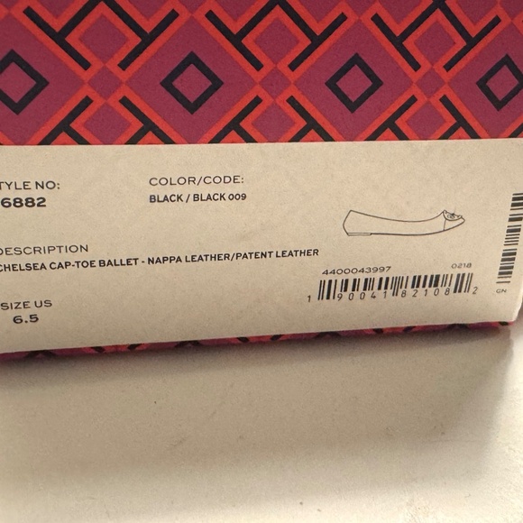 Tori Burch Chelsea Cap Toe Ballet Flats, Fair Condition, Size 6 - Picture 7 of 7